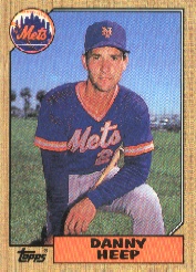 1987 Topps Baseball Cards      241     Danny Heep